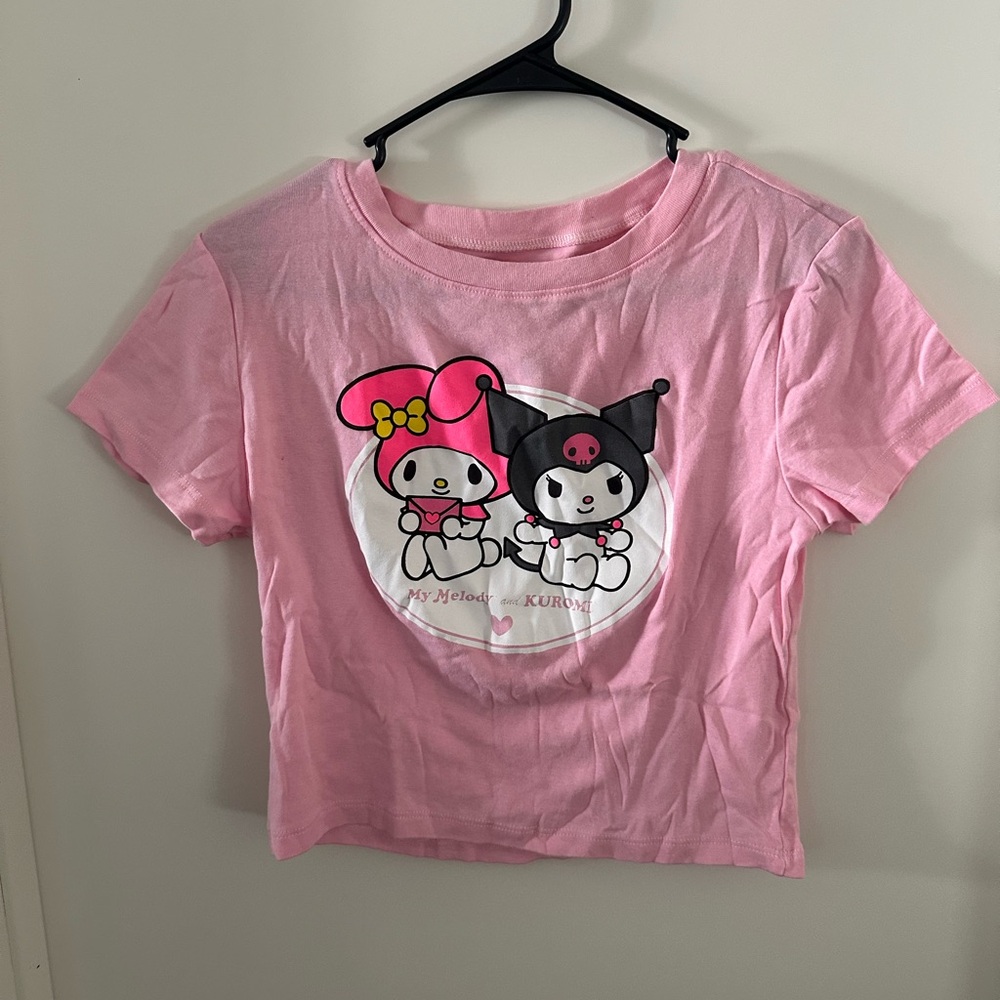 Light Pink Short Sleeve My Melody and Kuromi